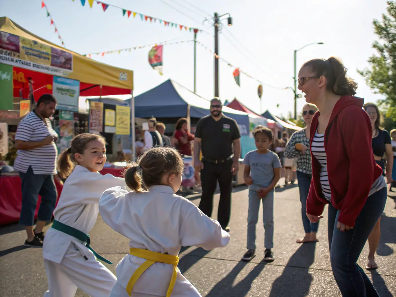 A community event showcasing SMA 18's involvement, featuring demonstrations, workshops, and opportunities for community members to engage with the organization and its mission.